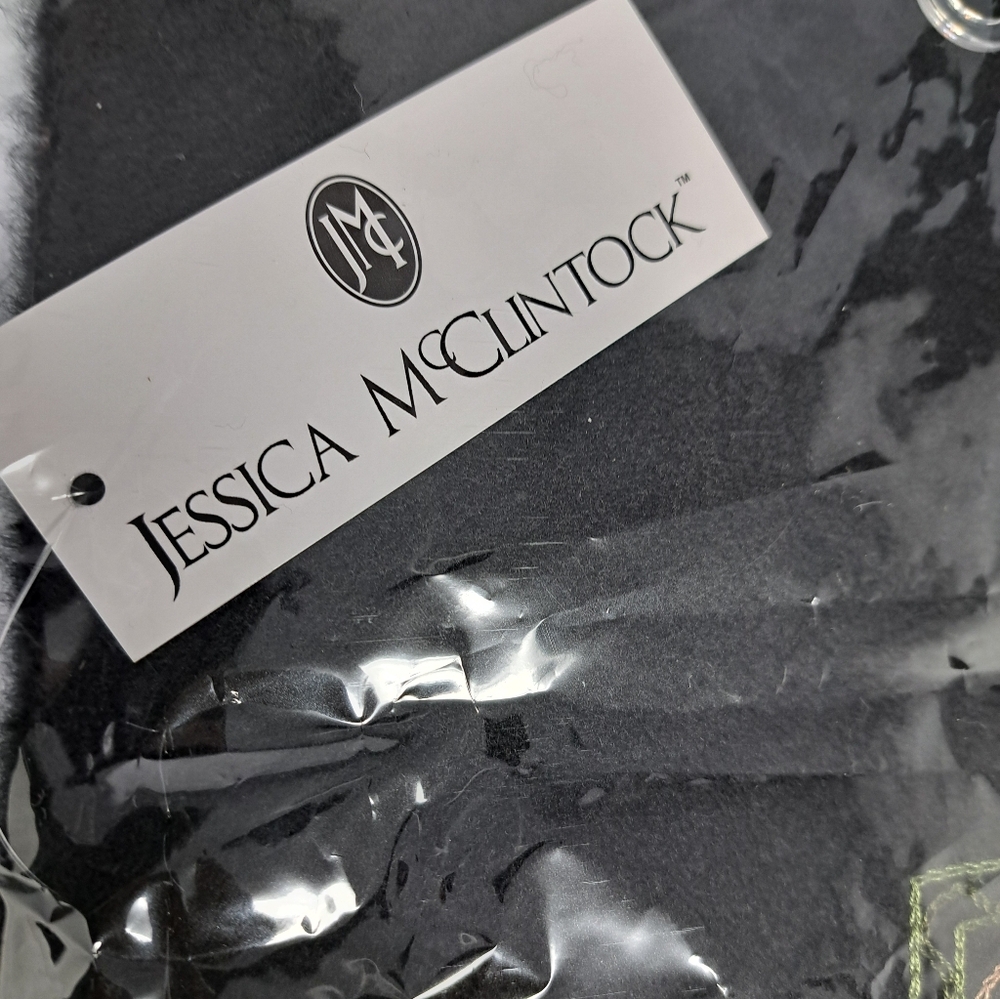 Jessica McClintock Floral Embroidered Fringe Shawl-Scarf 72x 30" Several Colors - Picture 3 of 9